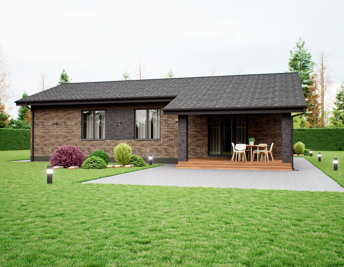 Блочный дом «ИБ-10» 127 м² — фото 12