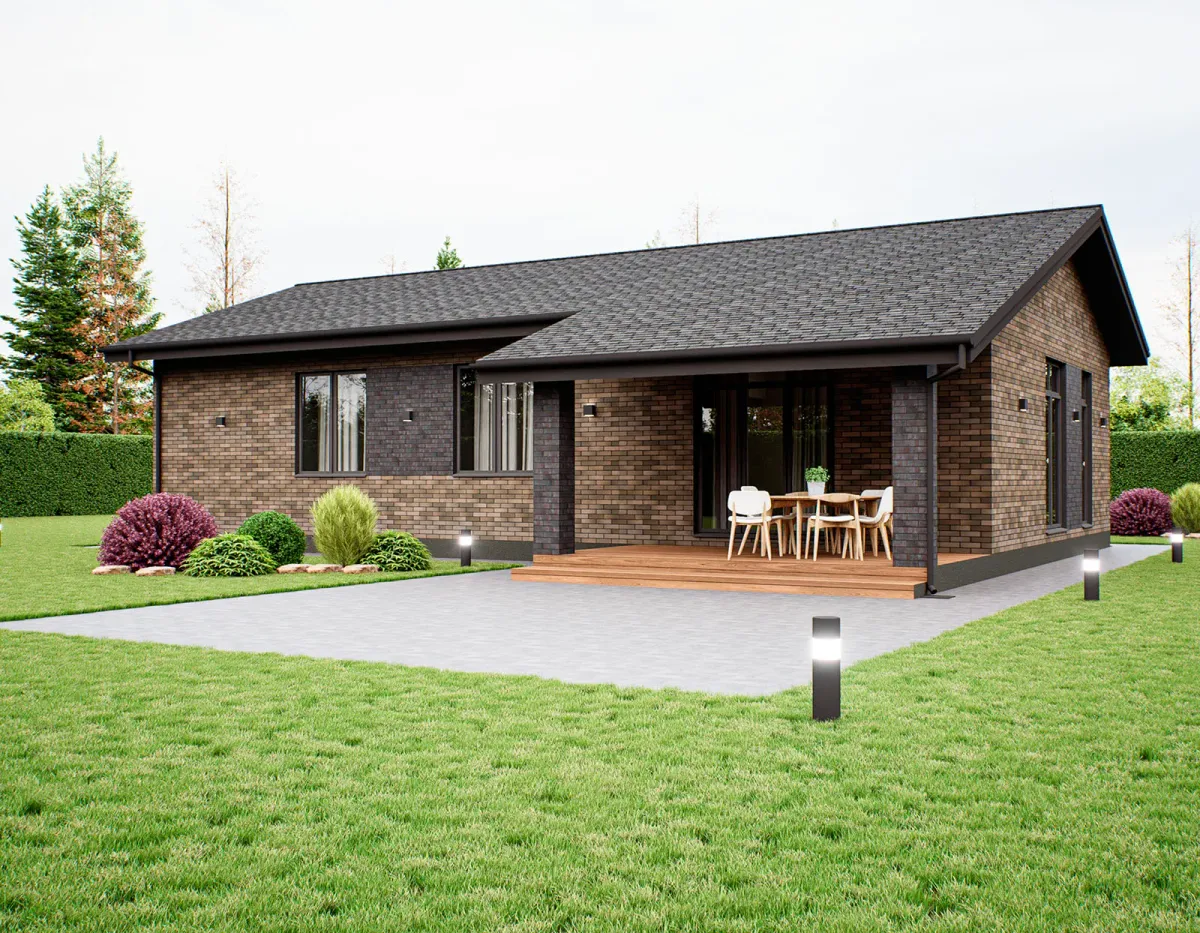 Блочный дом «ИБ-10» 127 м² — фото 4