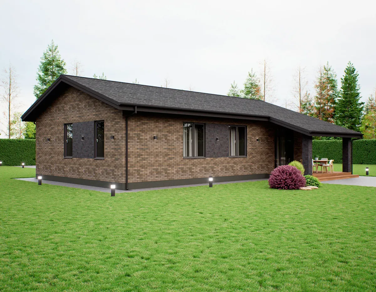 Блочный дом «ИБ-10» 127 м² — фото 7