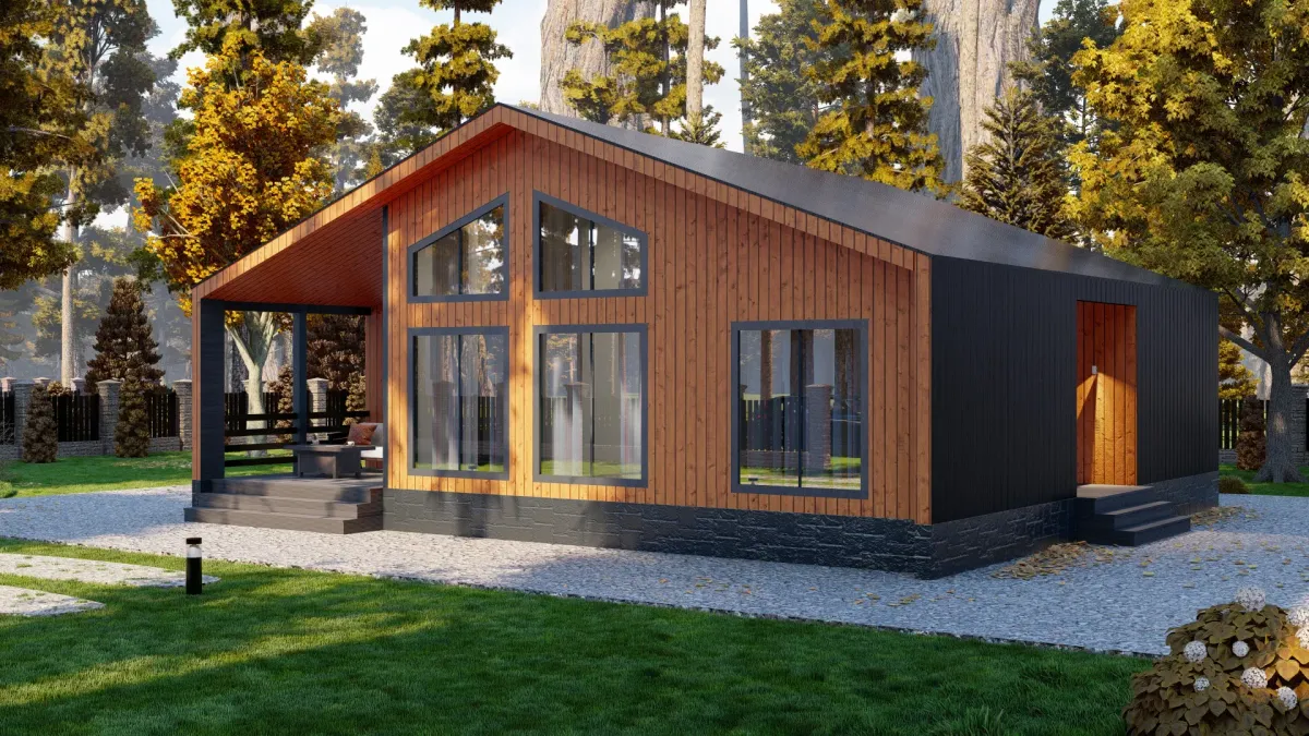 Каркасный дом «ИС-102 Вестерн» 120 м² — фото 3