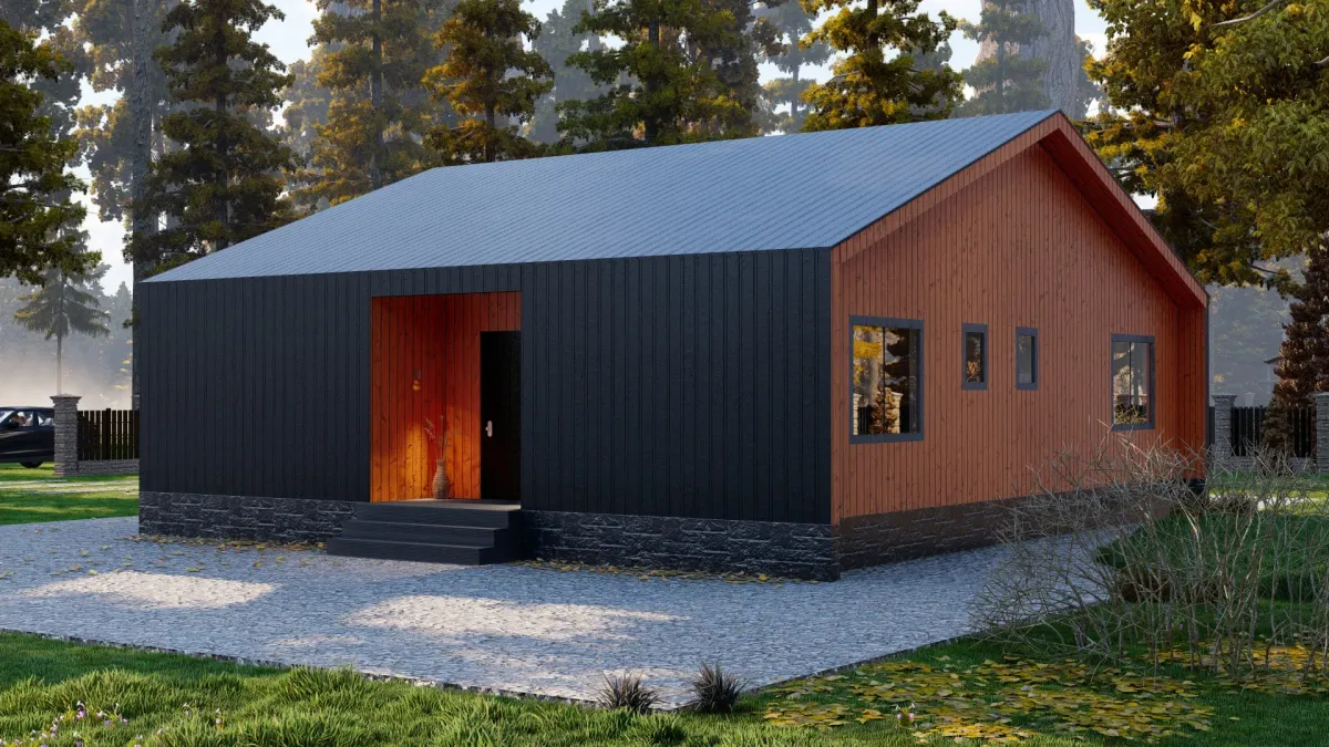 Каркасный дом «ИС-102 Вестерн» 120 м² — фото 4