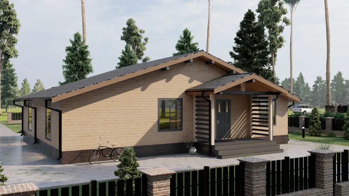 Каркасный дом «ИС-88 Смит» 171 м² — фото 3