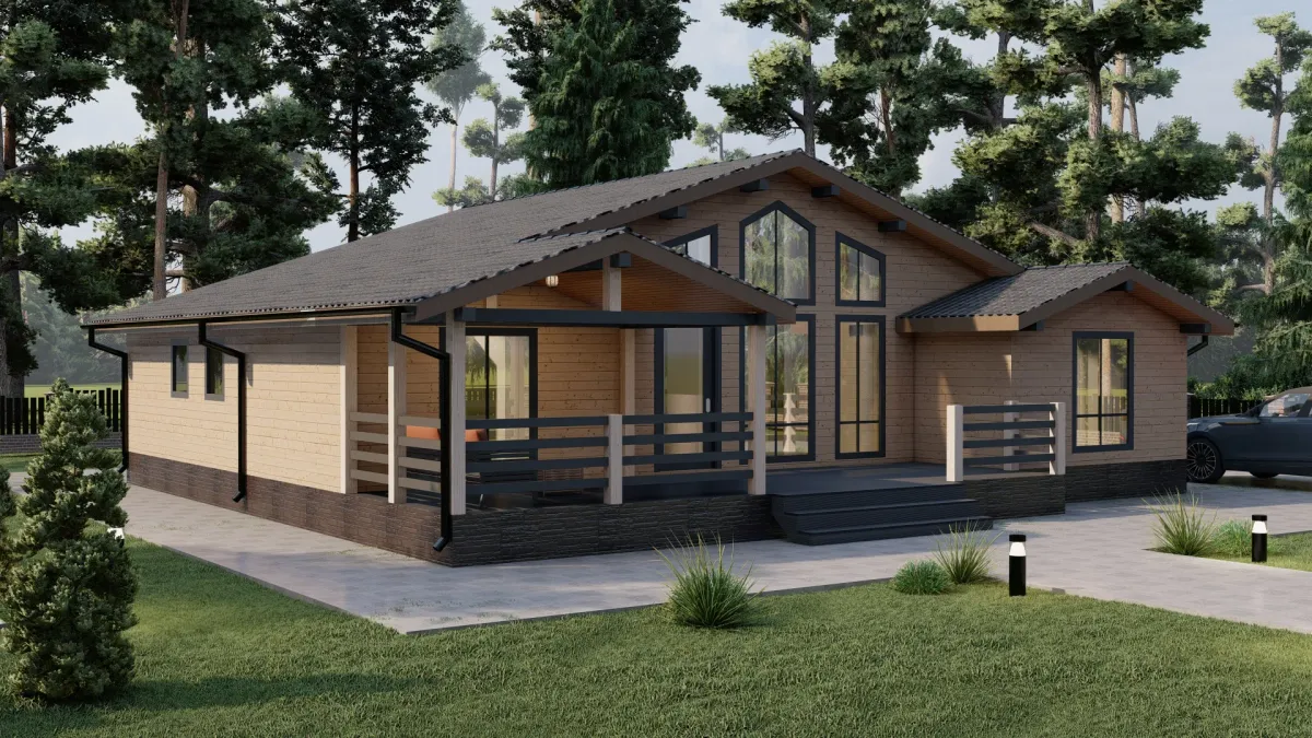 Каркасный дом «ИС-88 Смит» 171 м² — фото 5